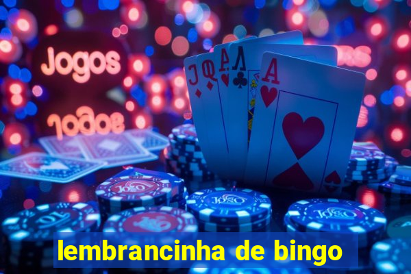 lembrancinha de bingo